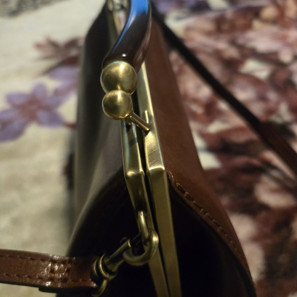 Patricia Nash legant Brown Leather Handbag - Picture 8 of 13